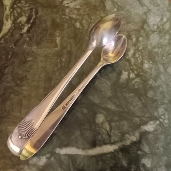 Silver-Plated Sugar Tongs - Picture 2 of 5
